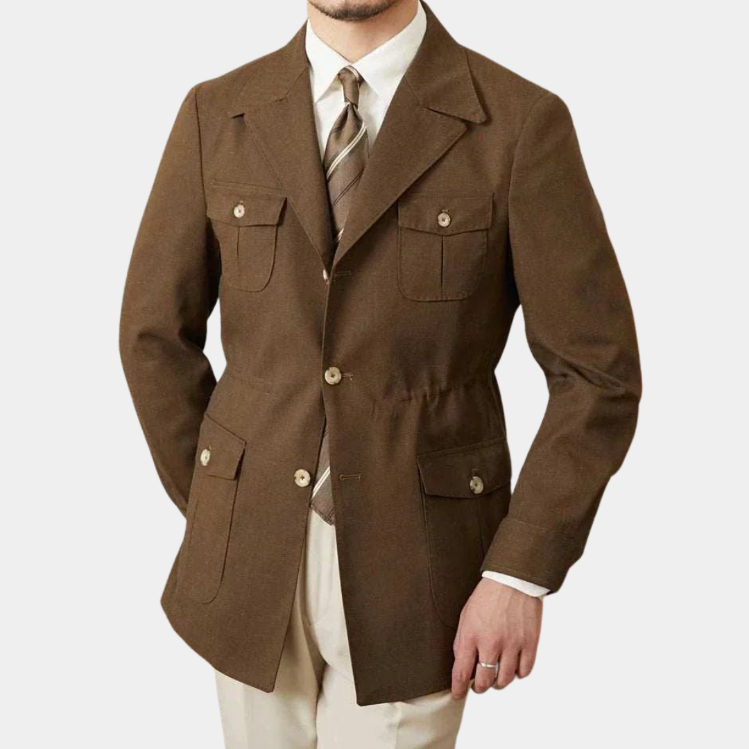 Murphy Mode | Men’s Linen Blend Casual Coat