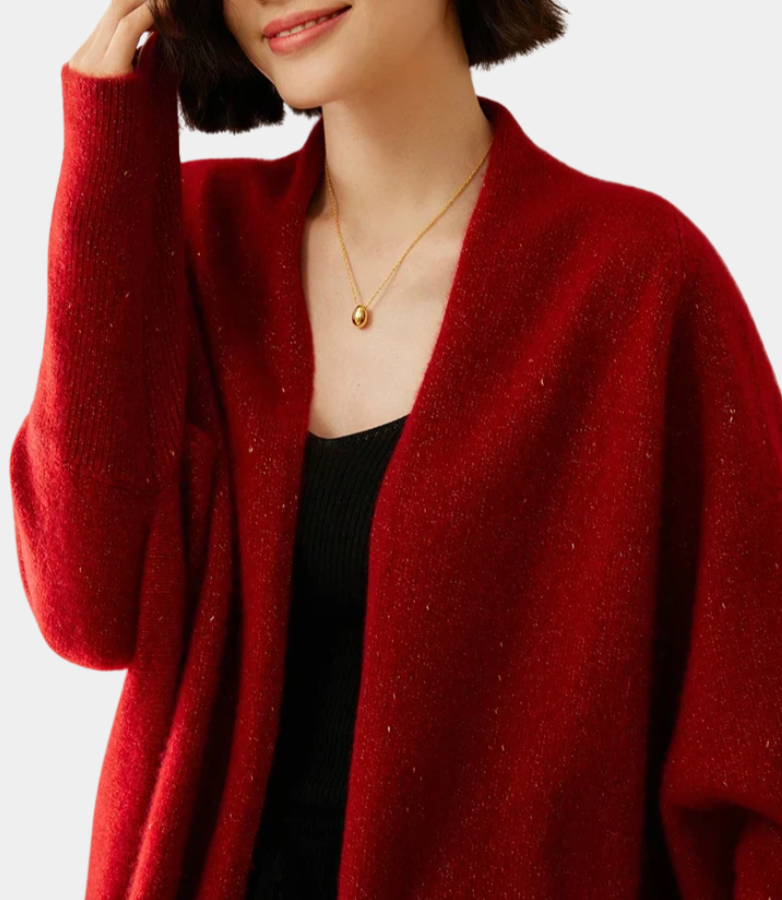 Murphy Mode | Women’s 100% Cashmere Shawl Sweater