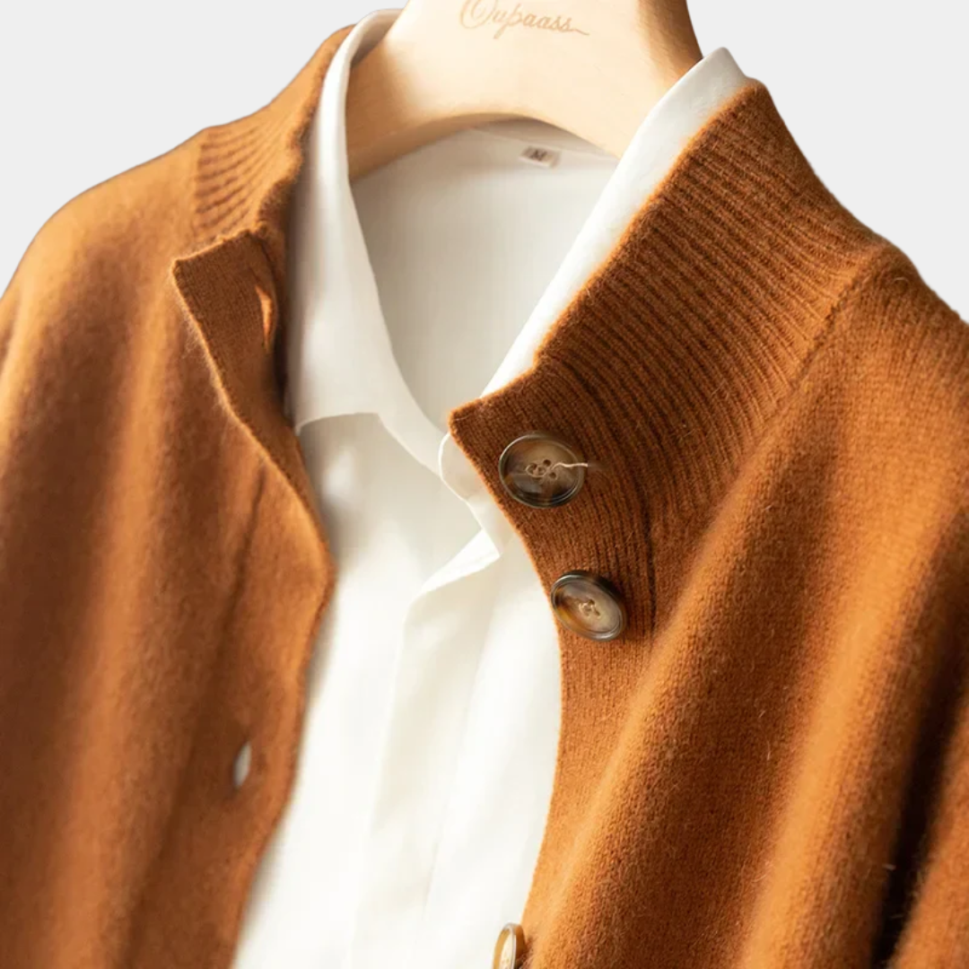 Murphy Mode | Women’s Stand Collar Knit Cardigan