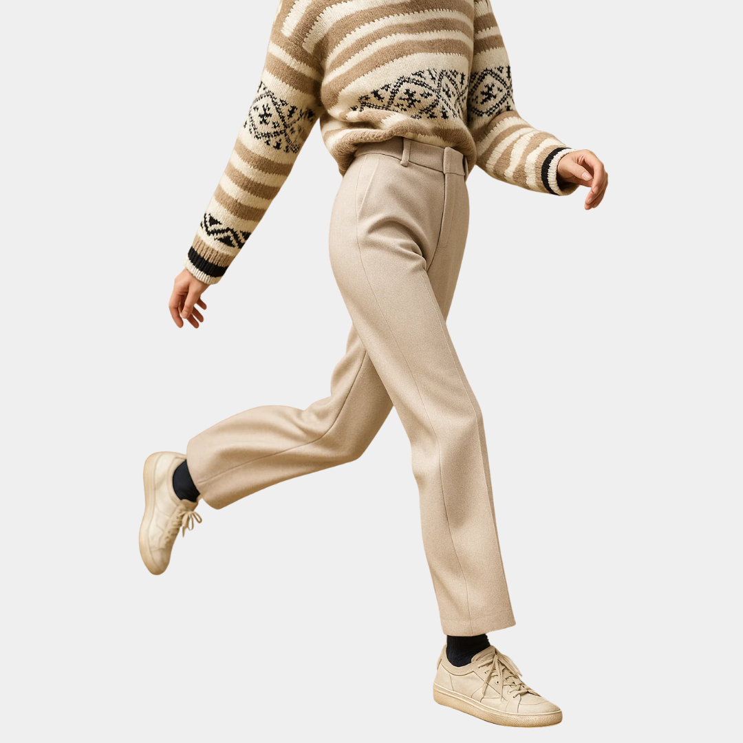 Murphy Mode | Women’s Slim Straight Casual Trousers