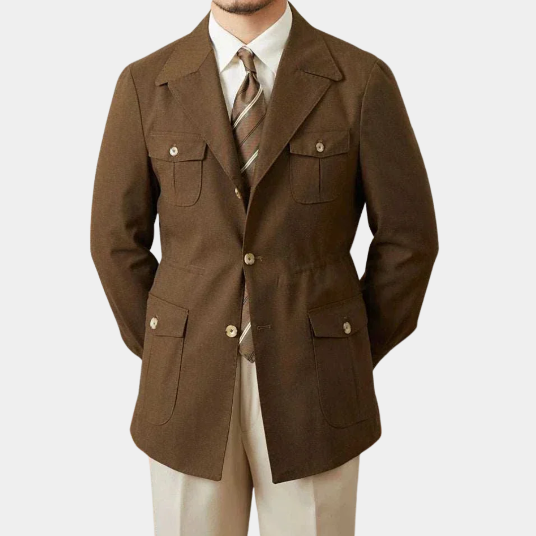 Murphy Mode | Men’s Linen Blend Casual Coat