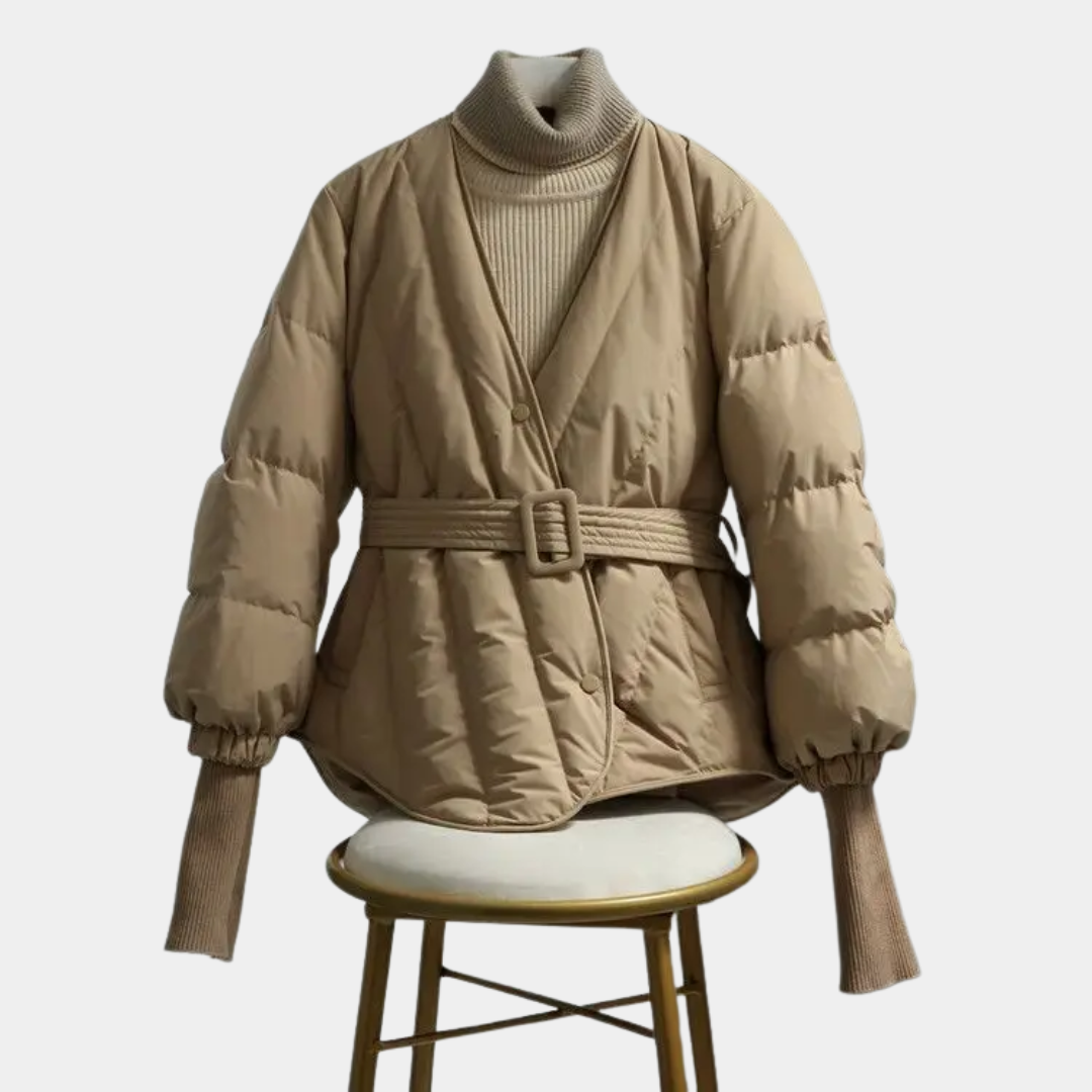 Murphy Mode | Women’s V-Neck Quilted Down Jacket
