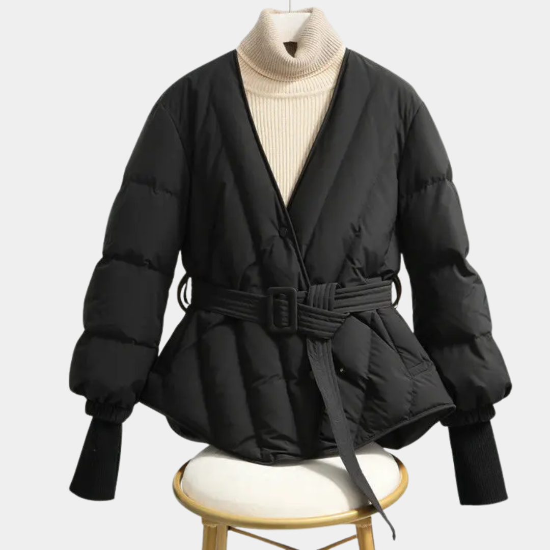 Murphy Mode | Women’s V-Neck Quilted Down Jacket