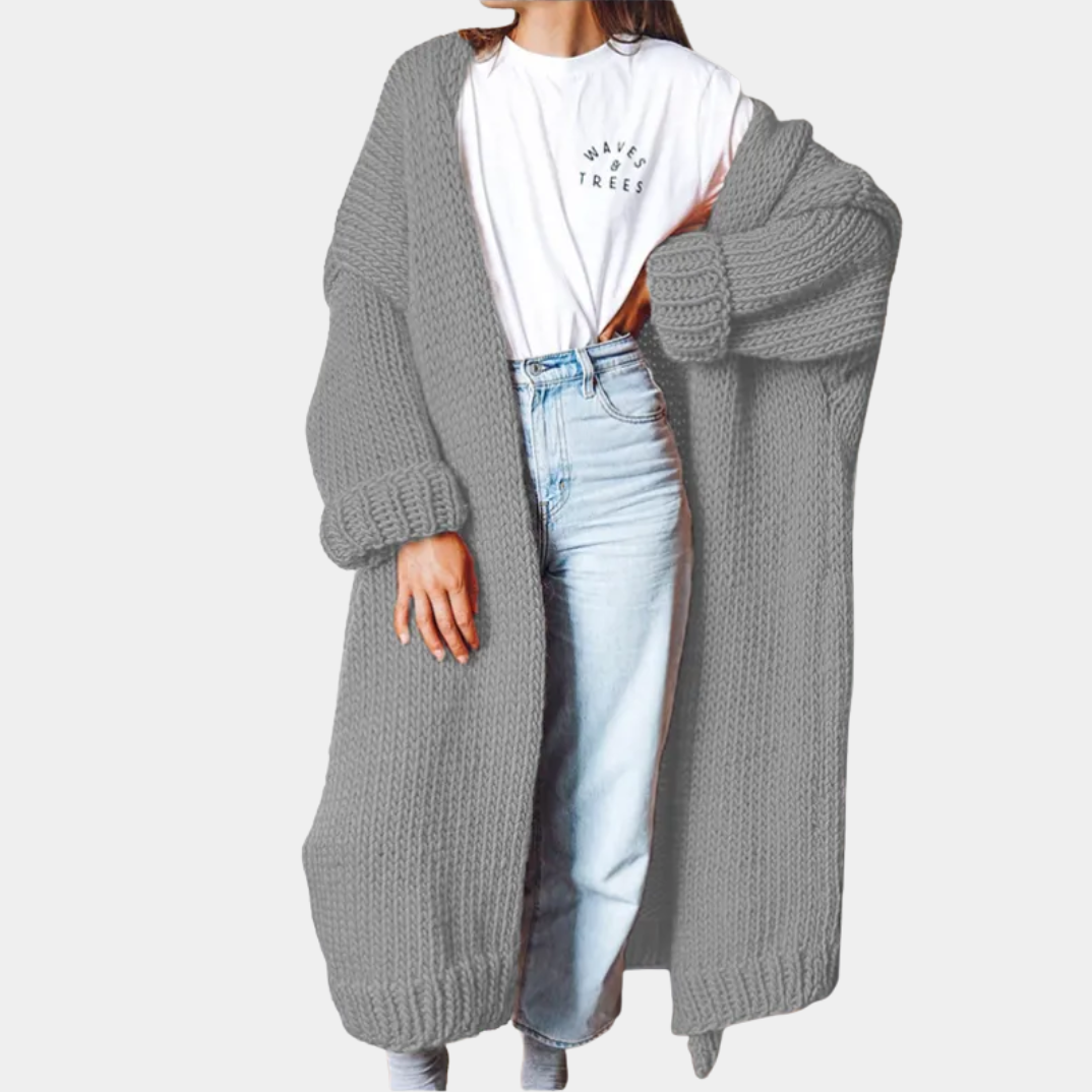 Murphy Mode | Women’s Long Loose Knit Cardigan