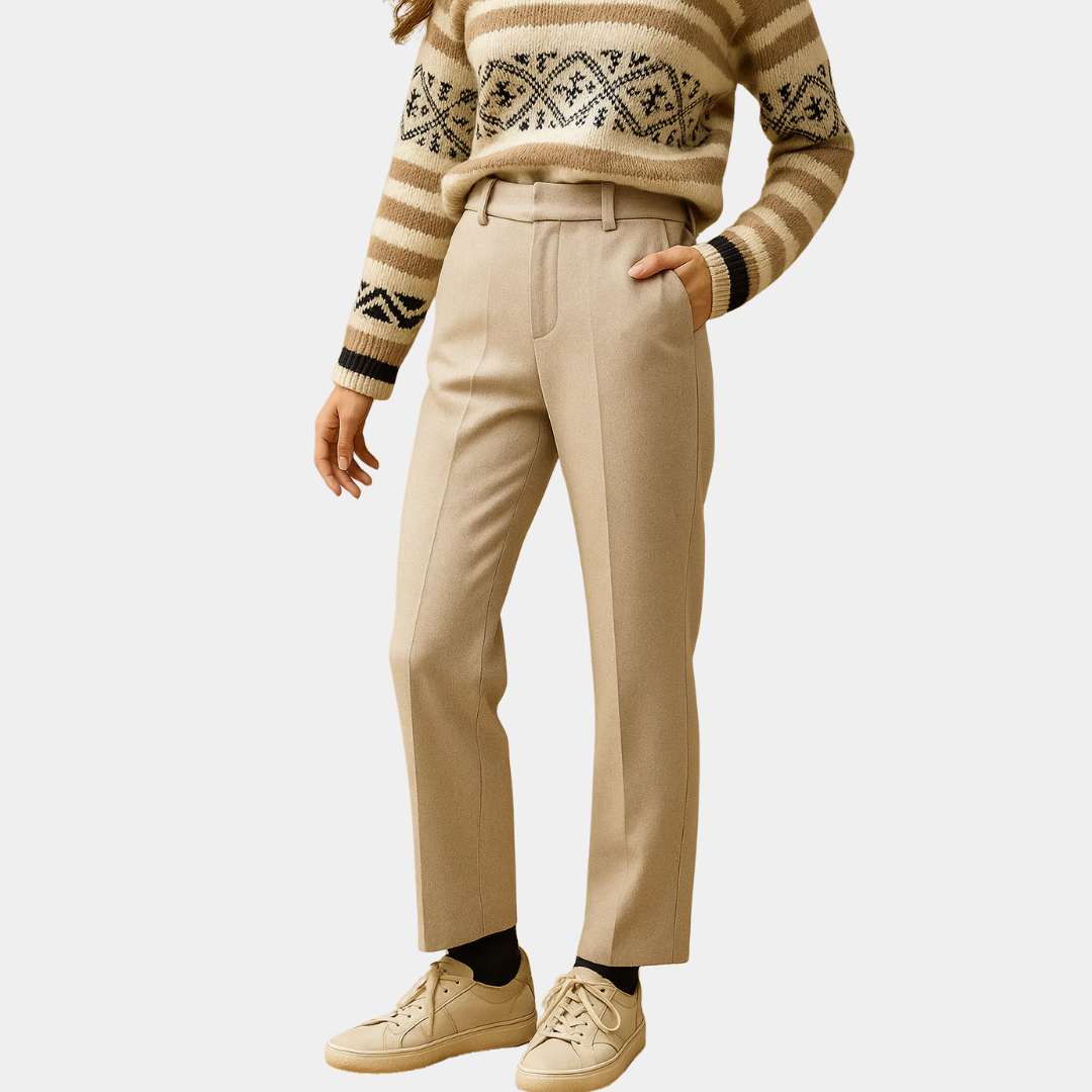 Murphy Mode | Women’s Slim Straight Casual Trousers