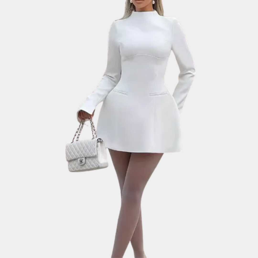 Murphy Mode | Women’s Long Sleeve A-Line Mini Dress