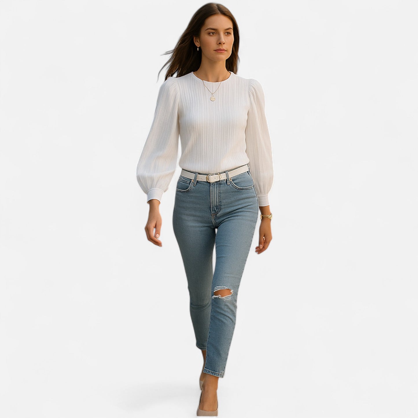 Murphy Mode | Women’s Long‑Sleeve Fitted Top