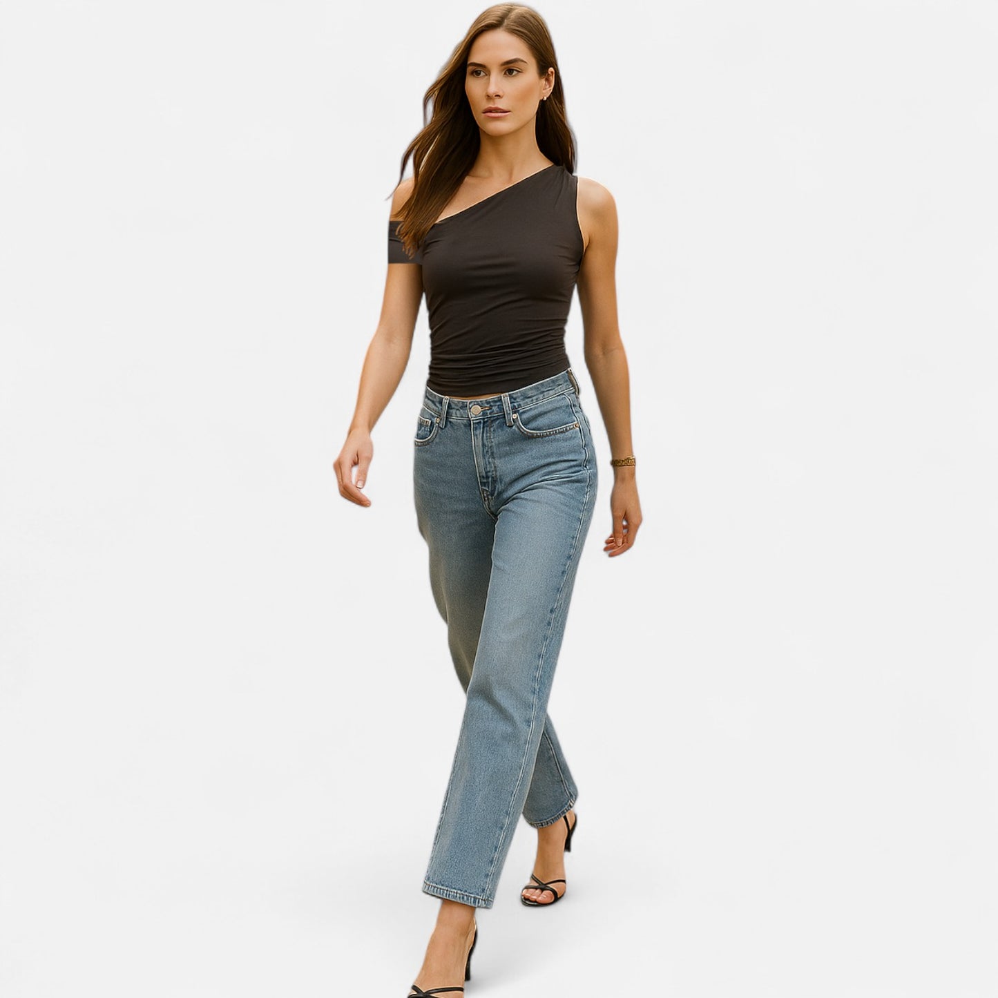 Murphy Mode | Women’s One-Shoulder Ruched Top