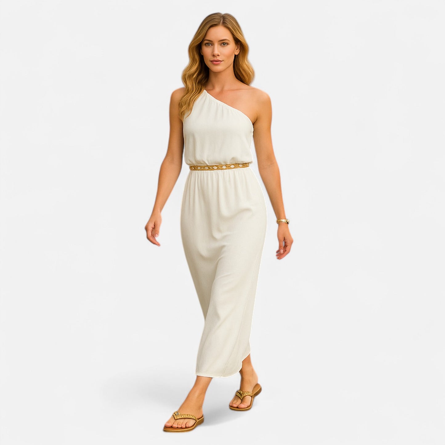 Murphy Mode | Women’s Crinkle Rayon Midi Dress