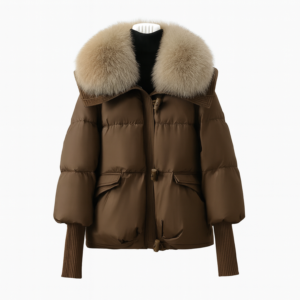 Murphy Mode | Women’s Down Cotton-Padded Fur Collar Winter Jacket