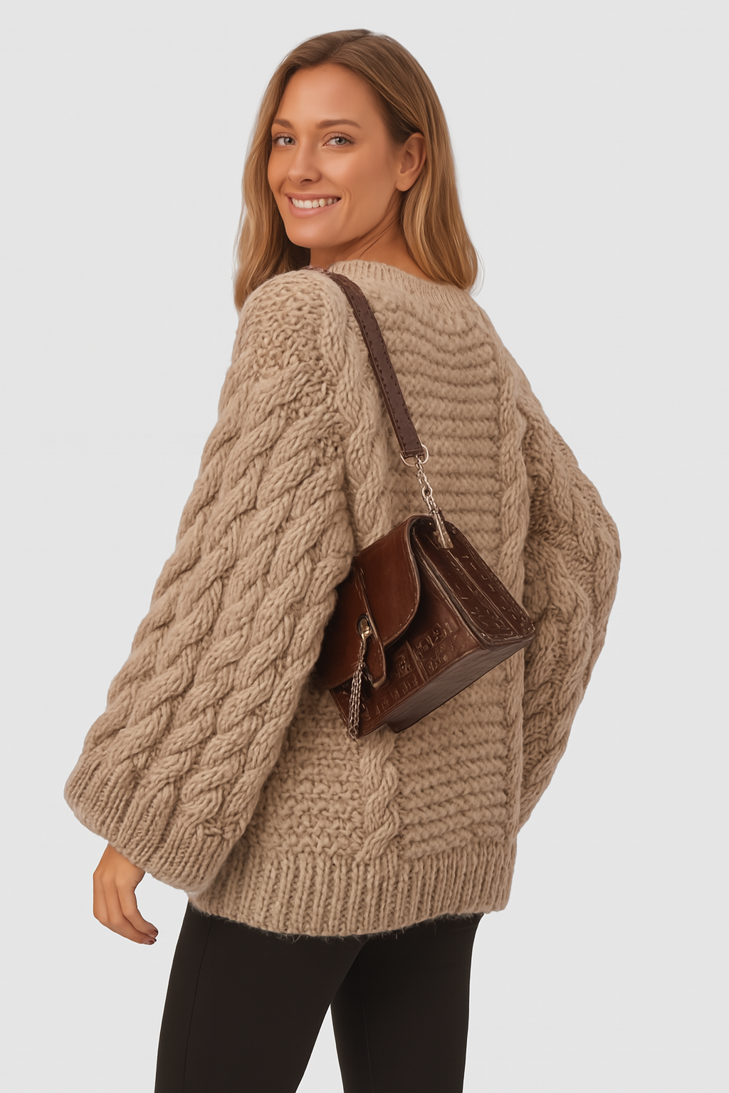 Murphy Mode | Women’s Round Neck Knitted Comfort Sweater