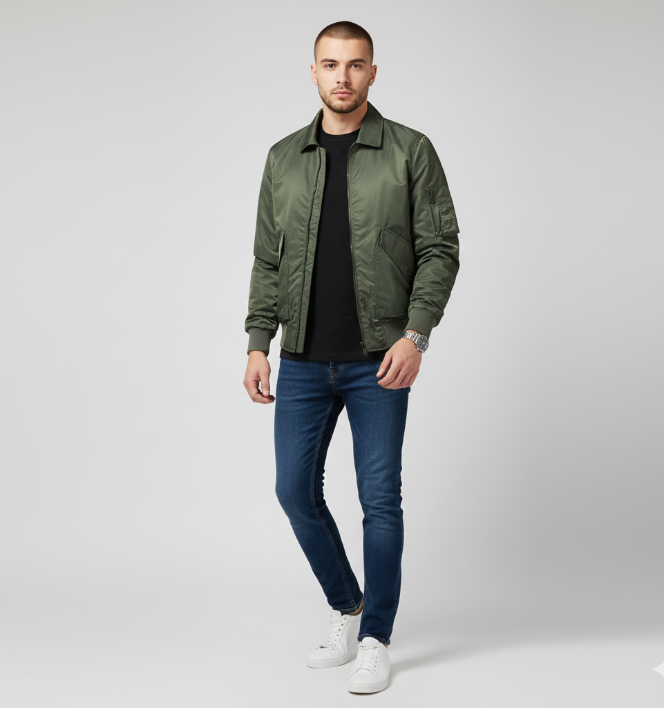 Murphy Mode | Men’s Pilot Style Bomber Jacket