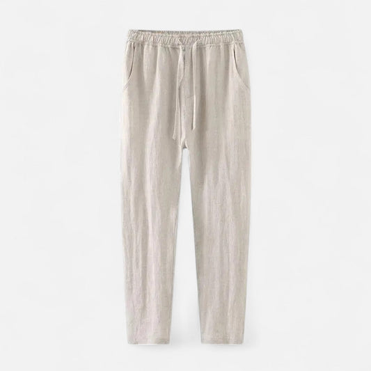 Murphy Mode | Men’s Italian Wide-Leg Linen Trousers