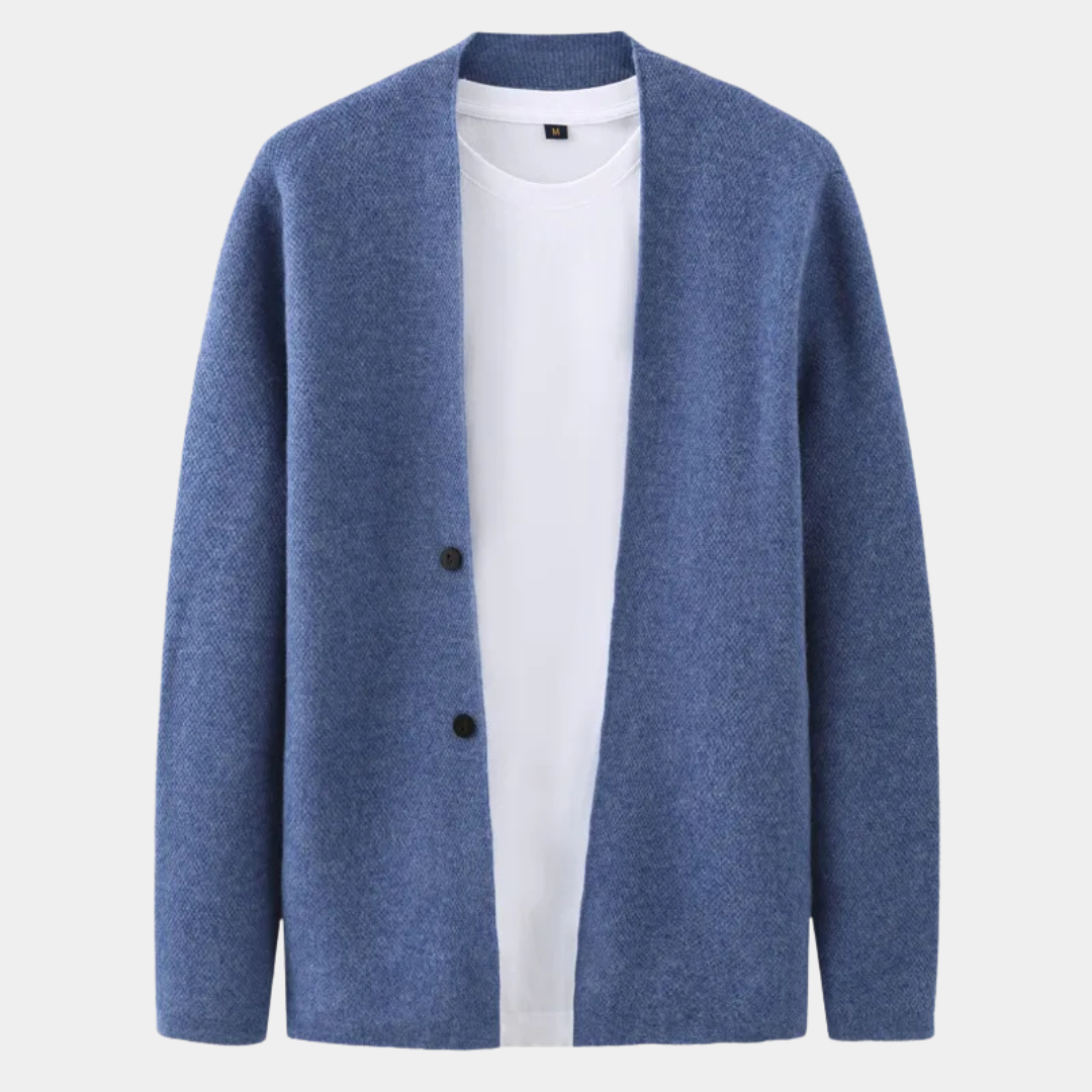 Murphy Mode | Men’s Casual Wool Sweater Double Button Cardigan Coat