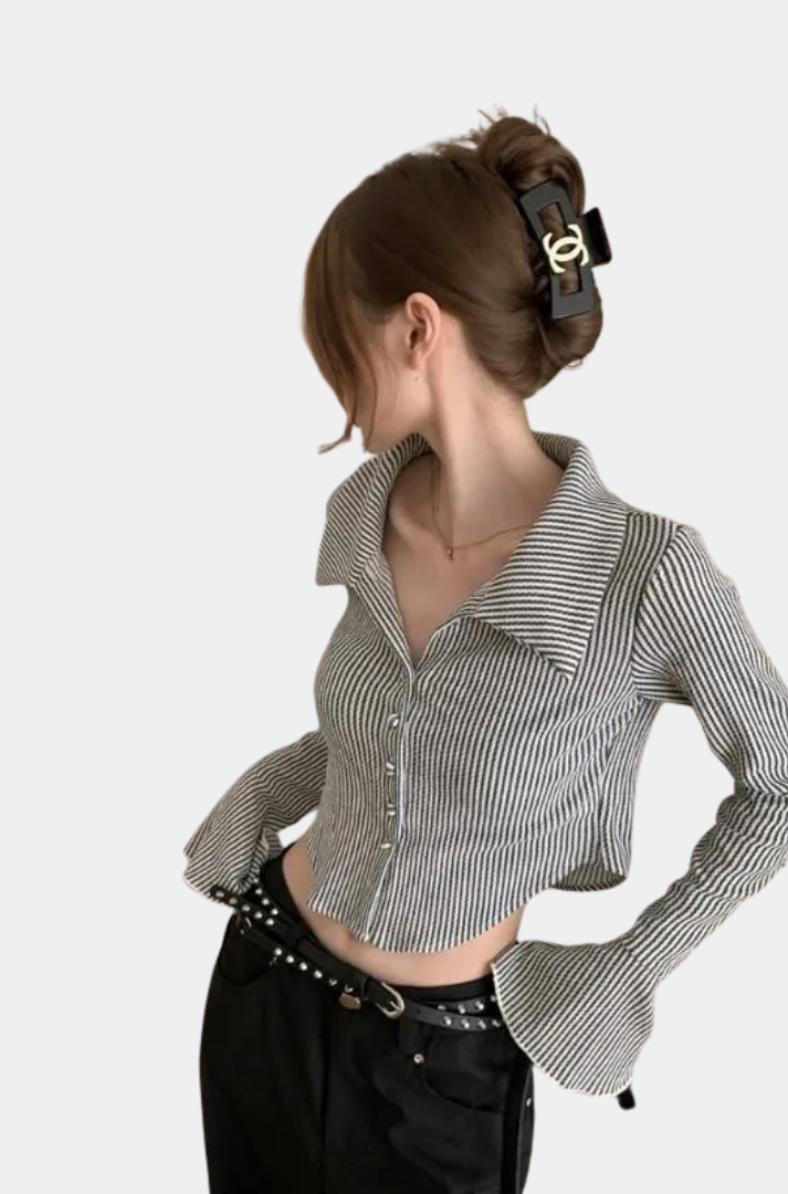 Murphy Mode | Women’s Striped Slim Fit Top