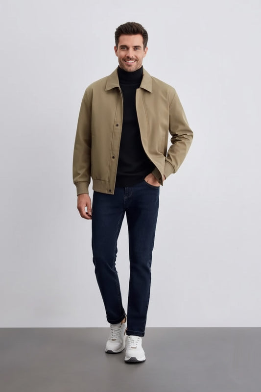 Murphy Mode | Men’s Collar Jacket with Zipper
