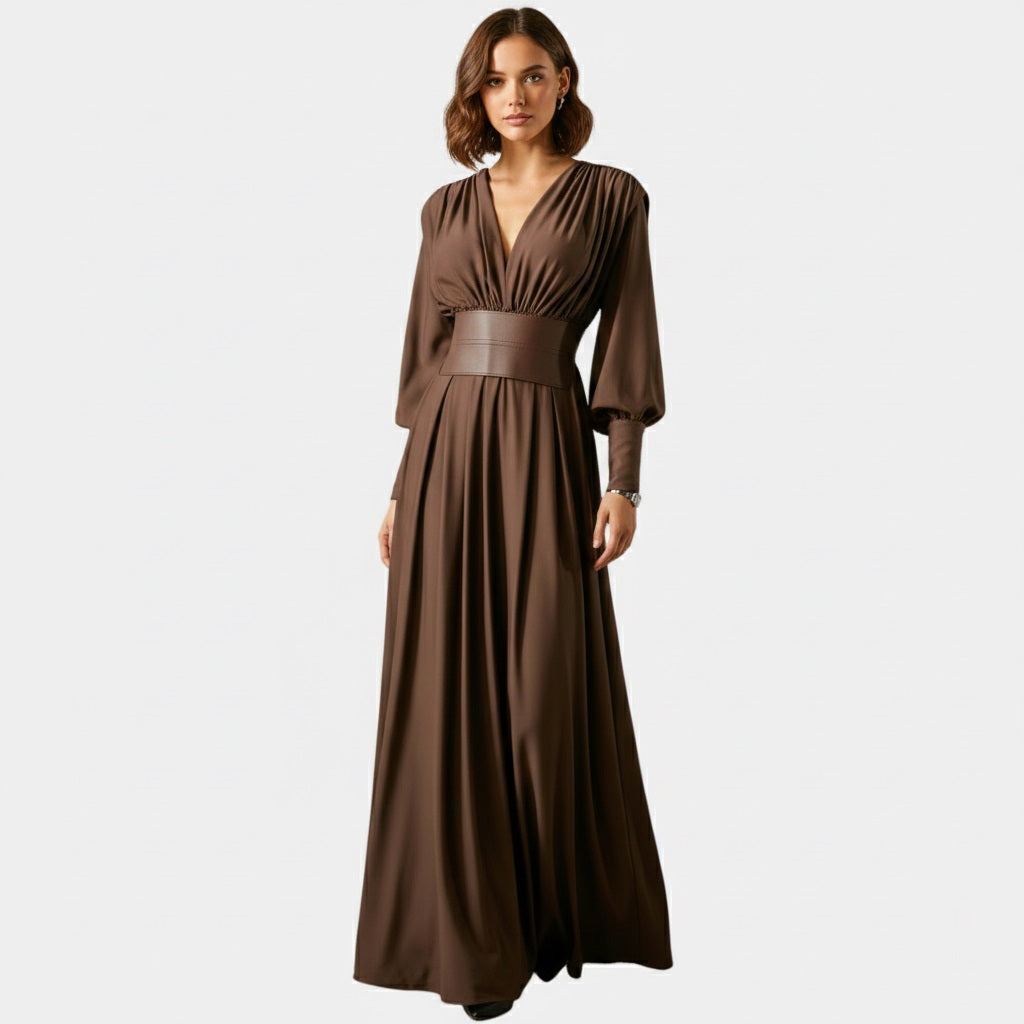 Murphy Mode Studio | Brown Maxi Dress