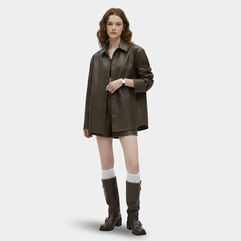 Murphy Mode Studio | Chunky Heel Knee High Boots Women