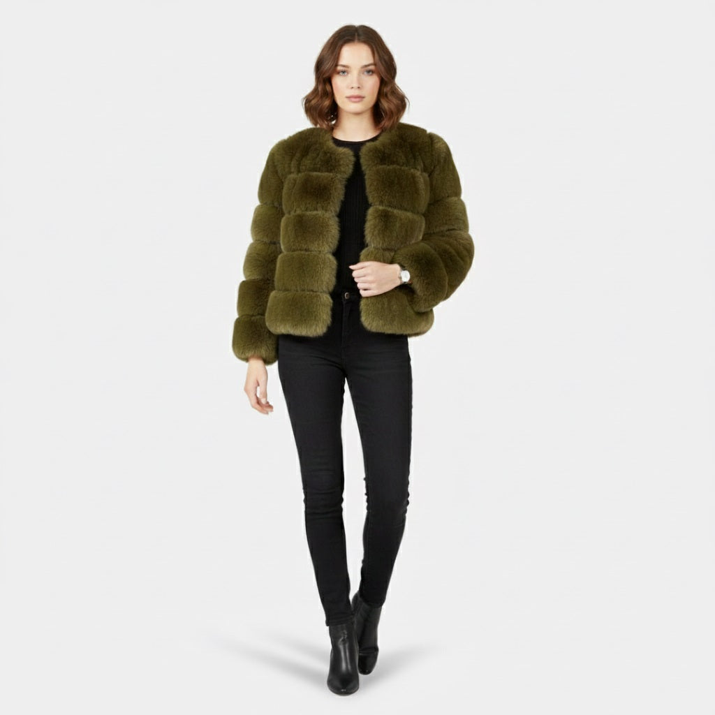 Murphy Mode | Elegant Faux Fur Jacket Women