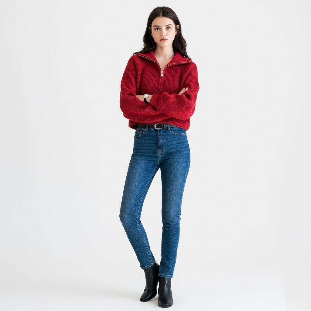 Murphy Mode | Half Zip Sweater for Women