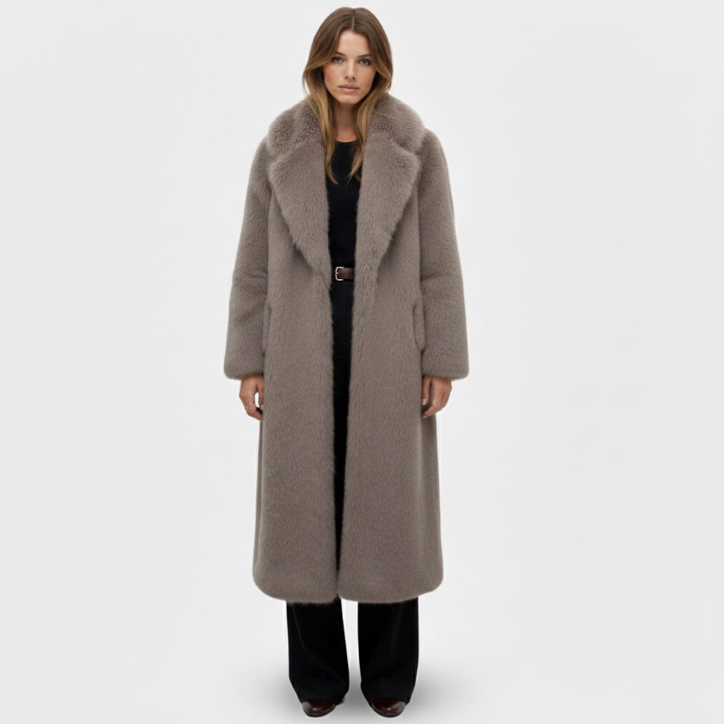 Murphy Mode Studio | Long Faux Fur Jacket Women