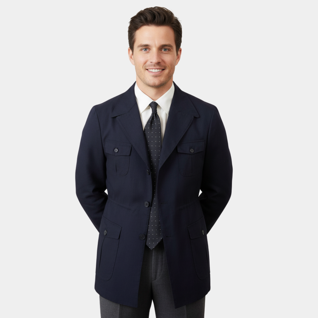 Murphy Mode | Men’s Linen Blend Casual Coat