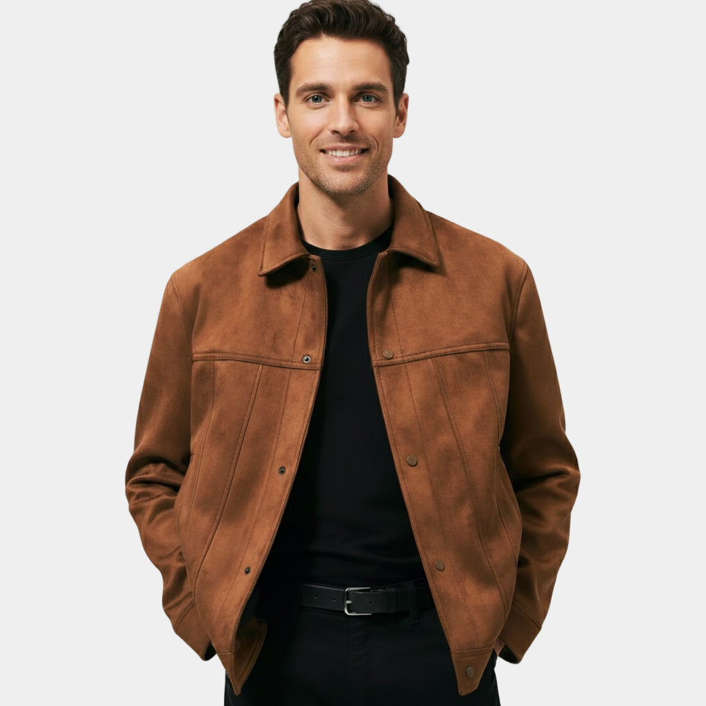 Murphy Mode | Men’s Short Suede Jacket