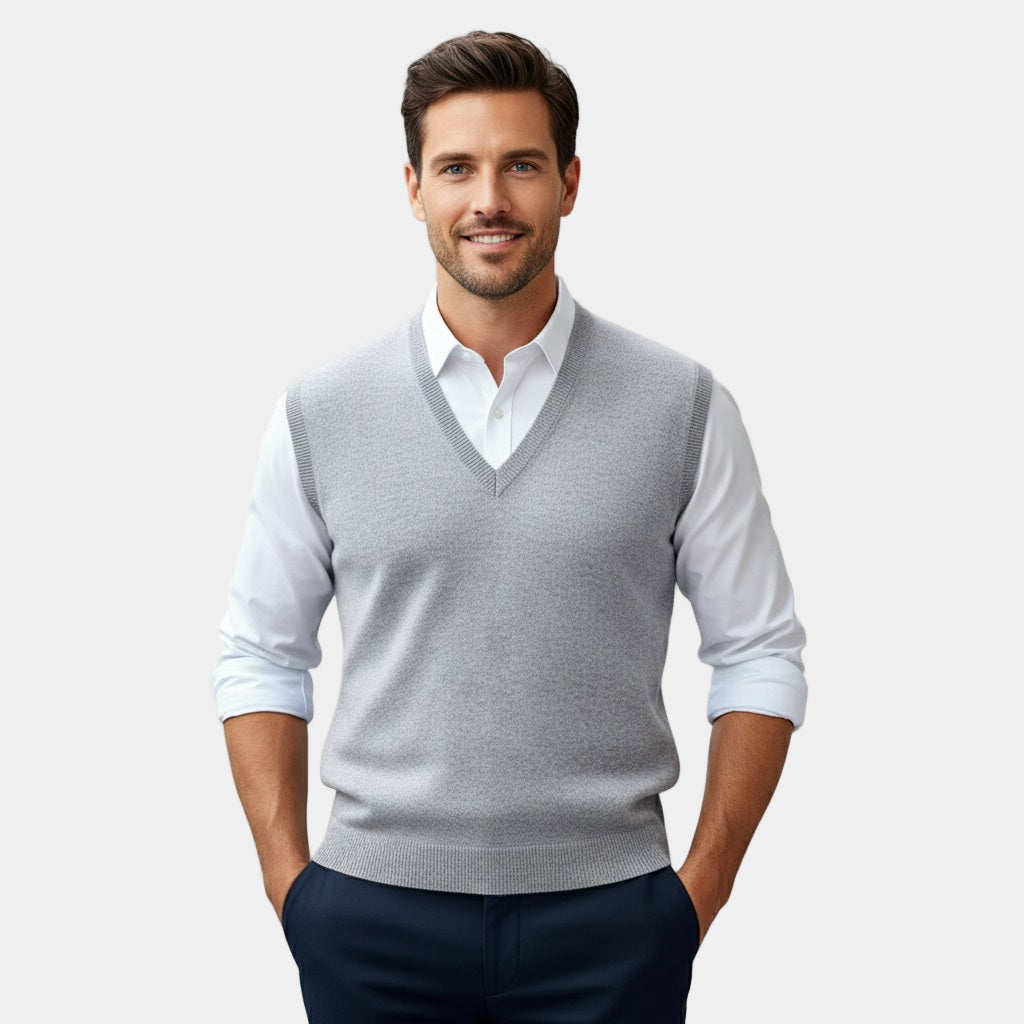 Murphy Mode | Men’s V-Neck Sleeveless Sweater