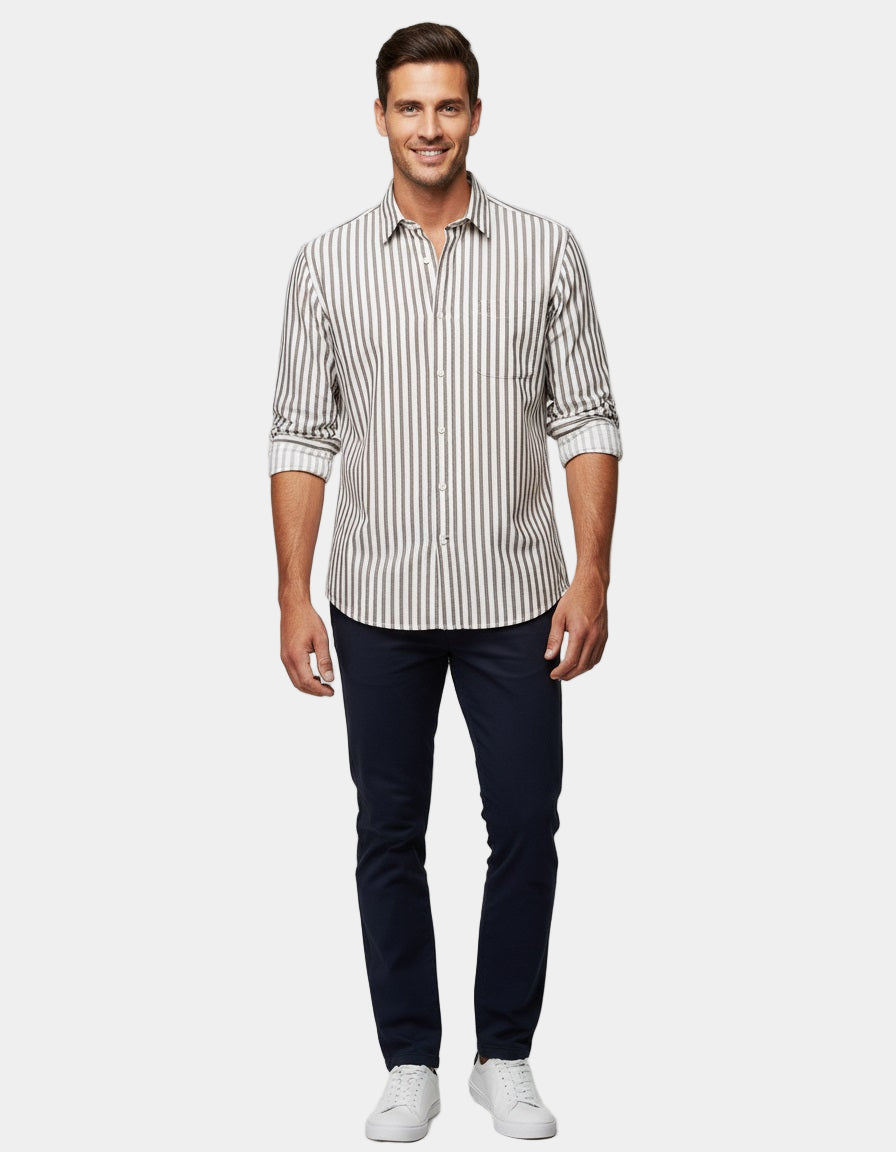 Murphy Mode | Men’s Vertical Stripe Shirt