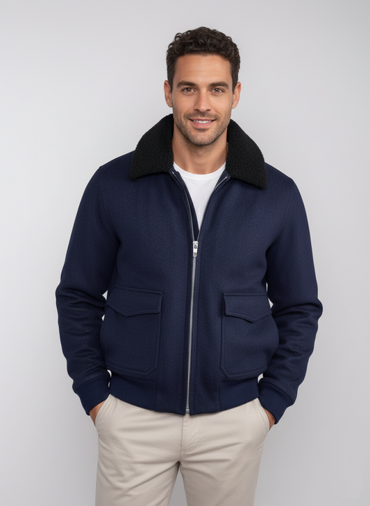 Murphy Mode | Men’s Woolen Collar Jacket