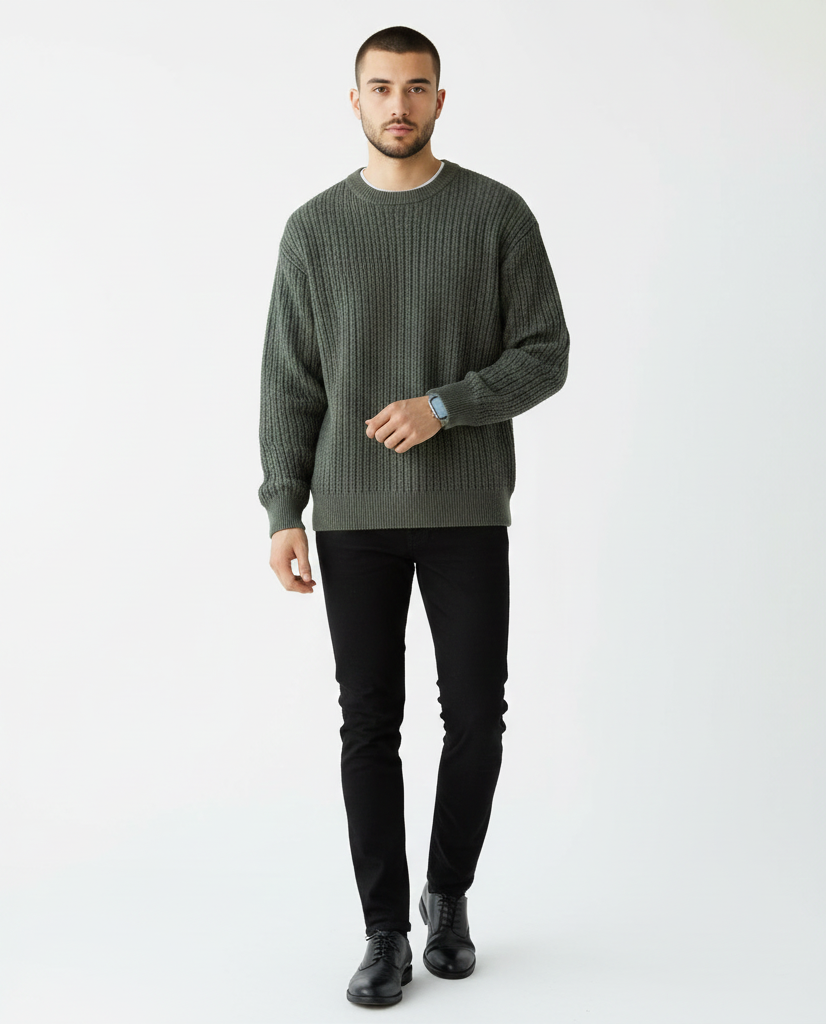 Murphy Mode | Oversized Half Zip Sweatsheart Men