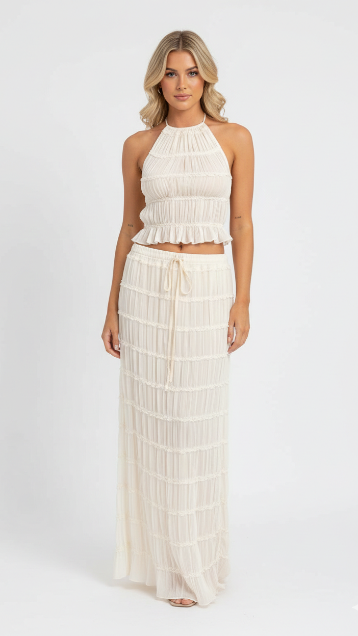 Tiered Ruffle Maxi Dress for Women