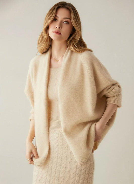 Murphy Mode | Women’s 100% Cashmere Shawl Sweater