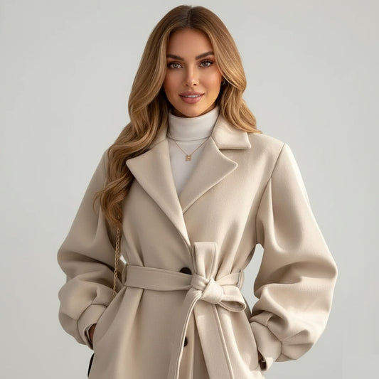 Murphy Mode | Women’s Belted Warm Coat