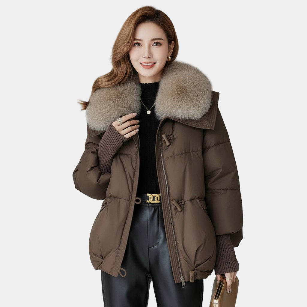 Murphy Mode | Women’s Down Cotton-Padded Fur Collar Winter Jacket