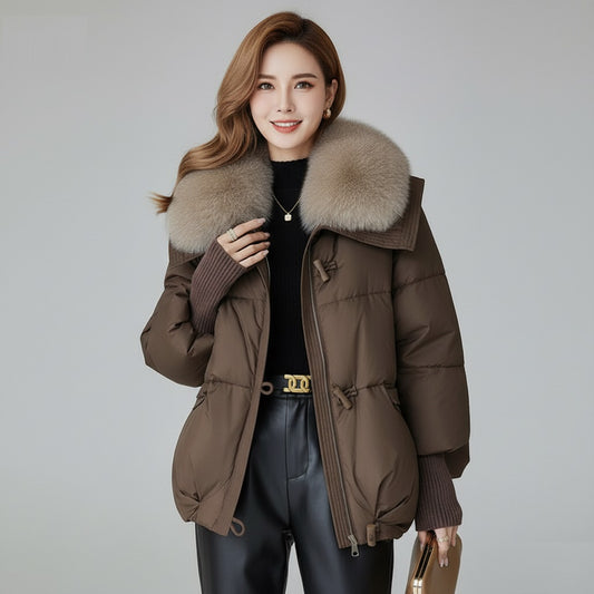Murphy Mode | Women’s Down Cotton-Padded Fur Collar Winter Jacket