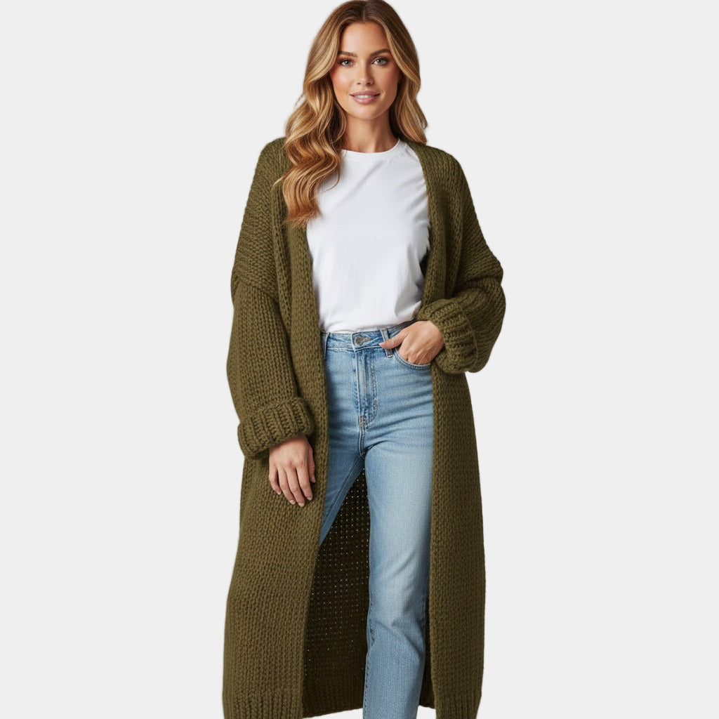 Murphy Mode | Women’s Long Loose Knit Cardigan