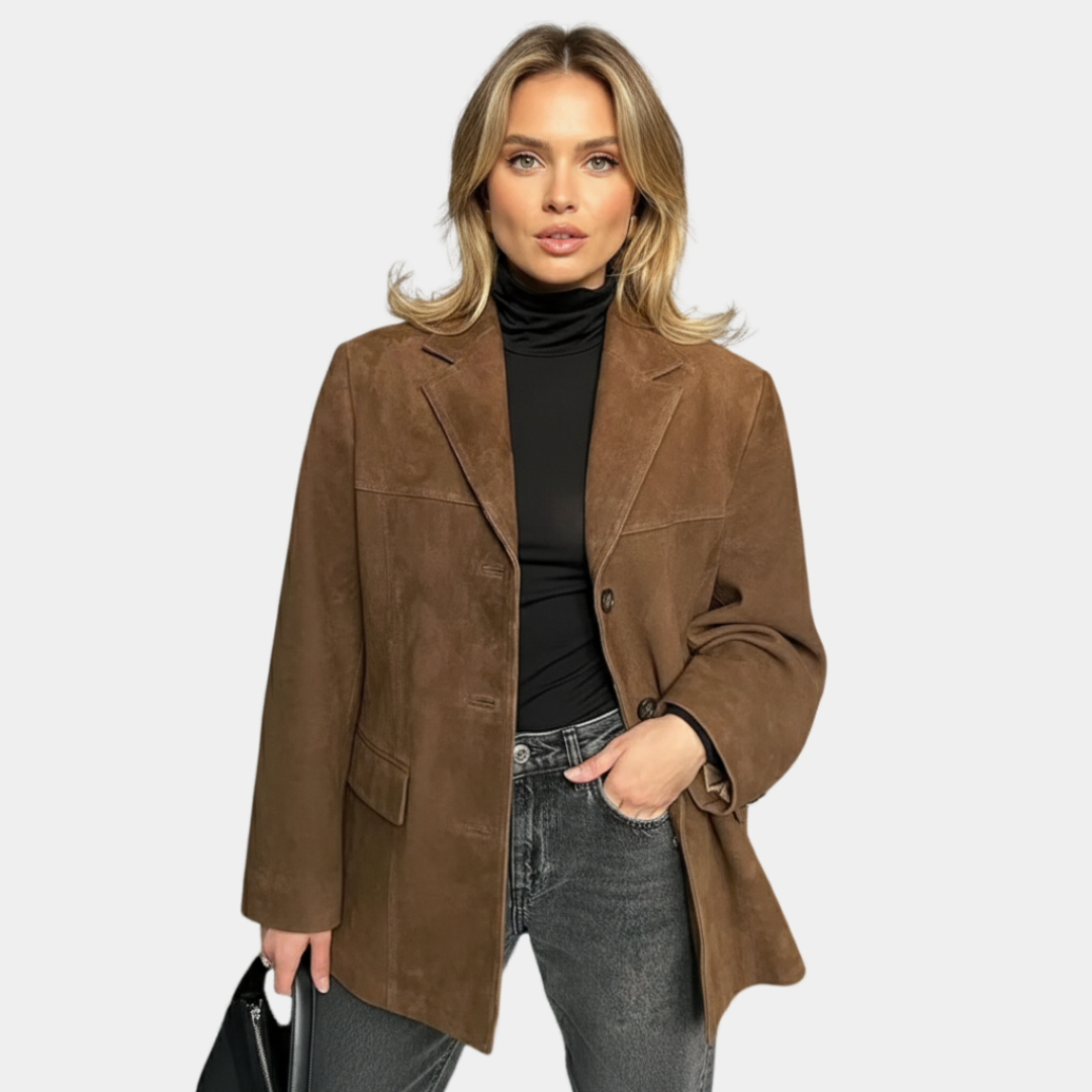 Murphy Mode | Women’s Retro Lapel Jacket with Pockets