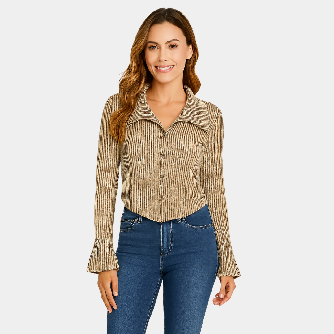 Murphy Mode | Women’s Striped Slim Fit Top