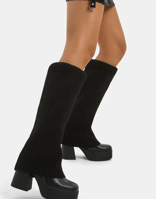 Murphy Mode | Women’s Chunky Sole Knee High Boots
