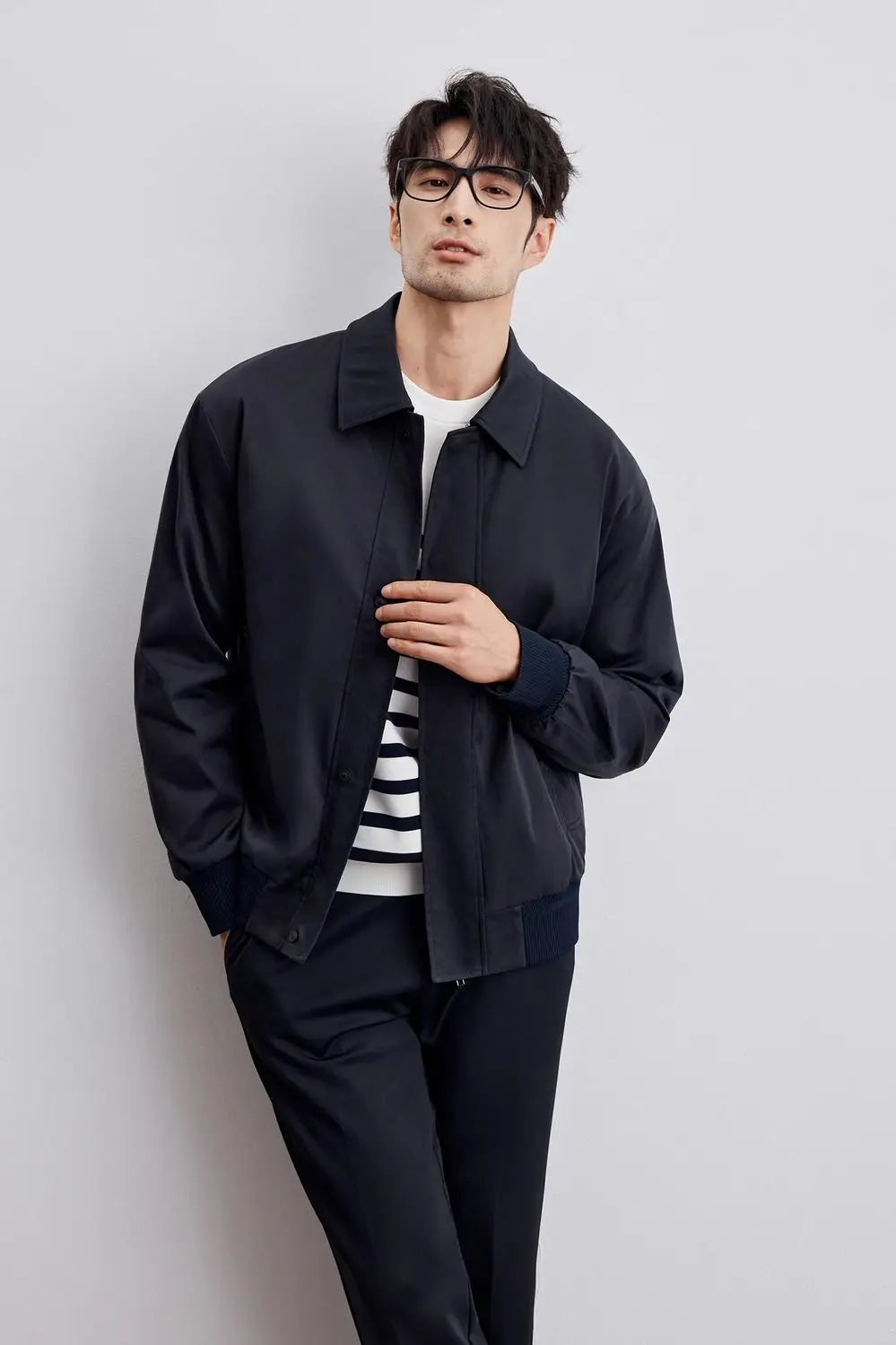 Murphy Mode | Men’s Collar Jacket with Zipper