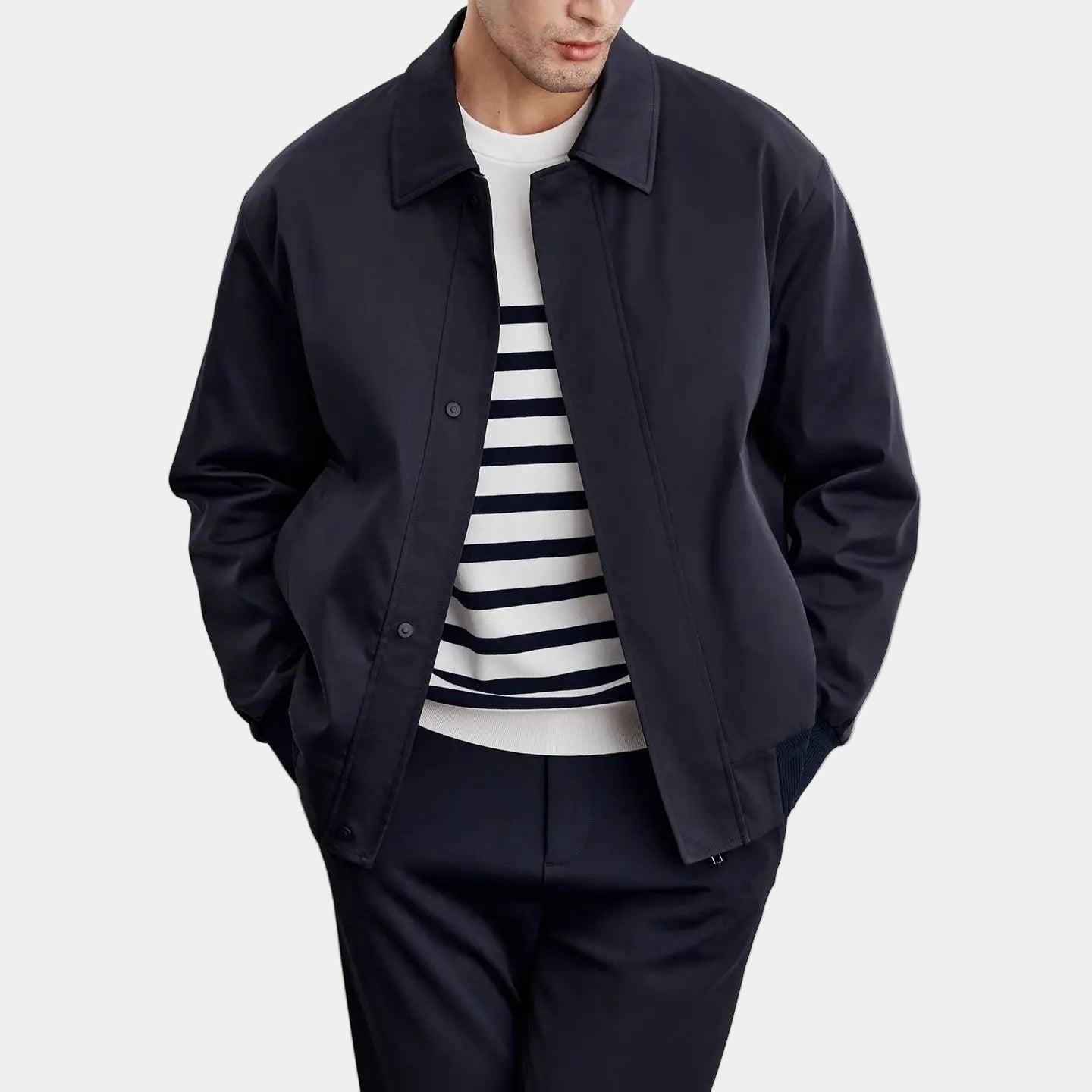 Murphy Mode | Men’s Collar Jacket with Zipper