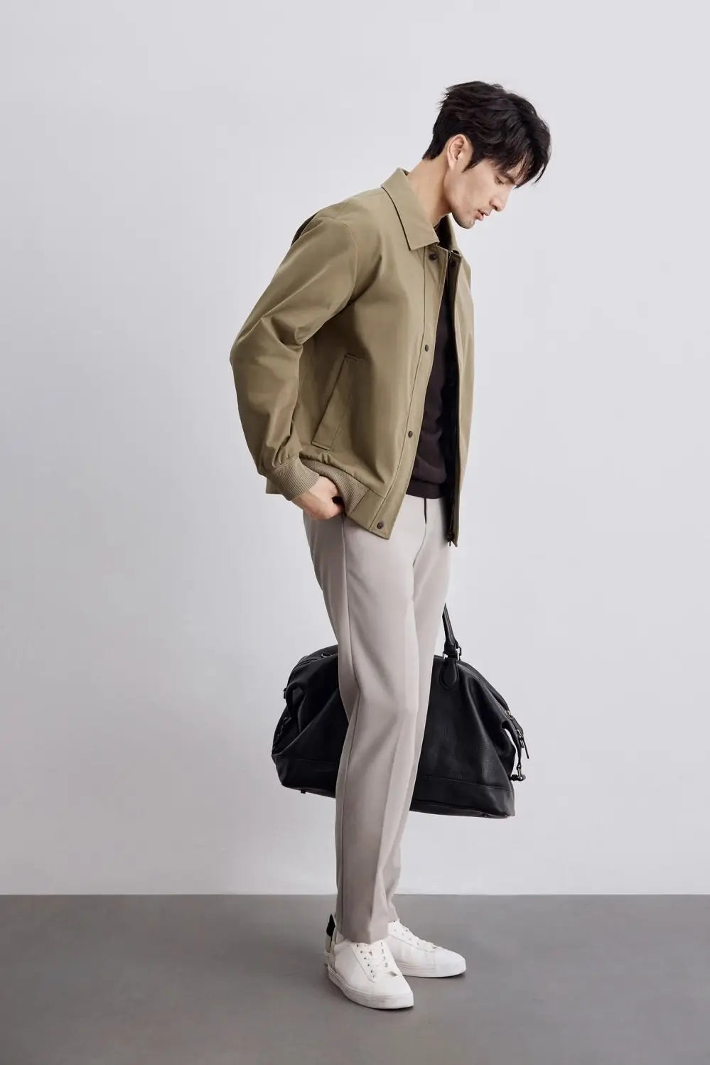 Murphy Mode | Men’s Collar Jacket with Zipper