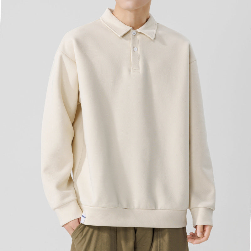 Murphy Mode | Men’s Polo Collar Thick Cotton Sweater