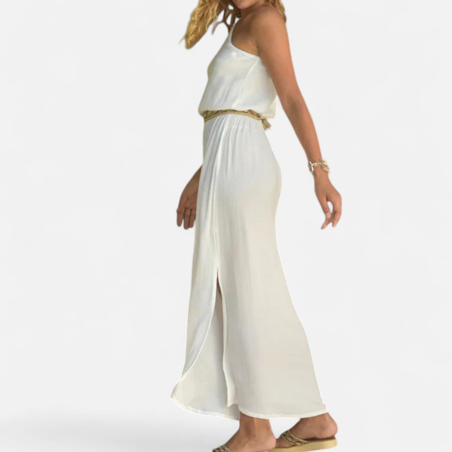 Murphy Mode | Women’s Crinkle Rayon Midi Dress